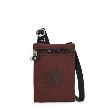 Kipling Afia Lite Mini Crossbody Bags Mahogany | CA 1040BE